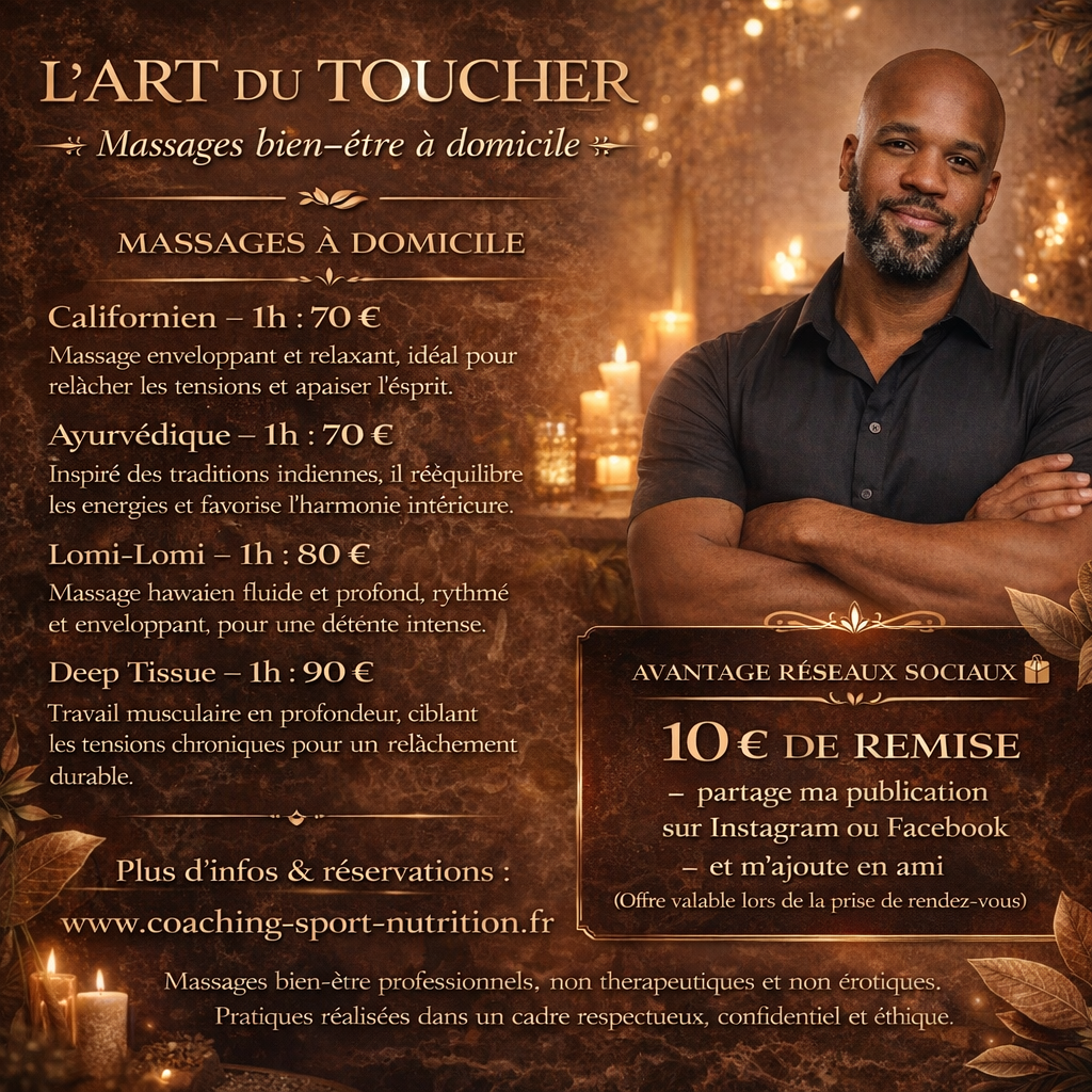 MASSAGE À DOMICILE à ORLEANS - annonce Wannonce