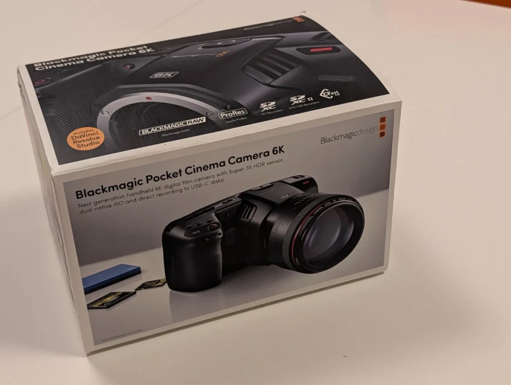 Blackmagic Pocket Cinema Camera 6k EF Mount + 1 Card CF Fast 2.0. à ALAINCOURT - annonce Wannonce