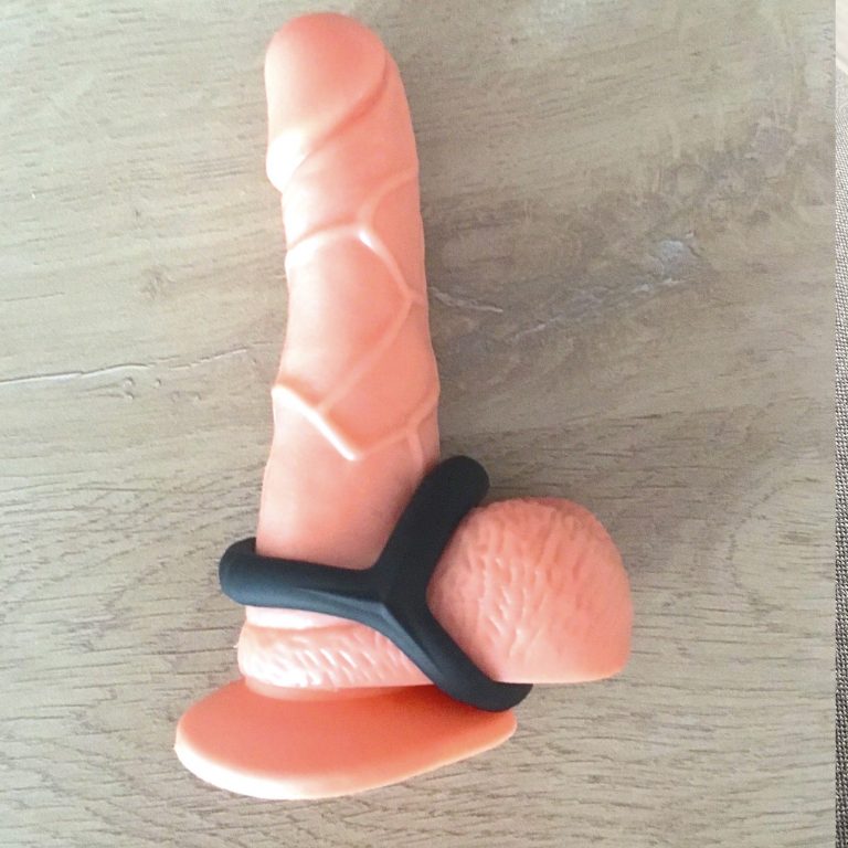 Cockring triple en silicone homme