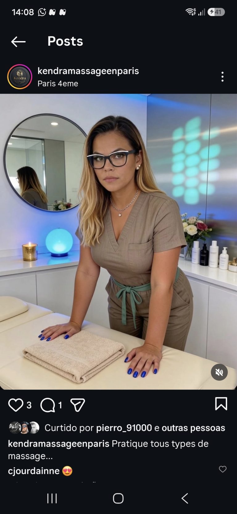 KENDRA MASSAGE SUR TABLE PARIS 4EME
